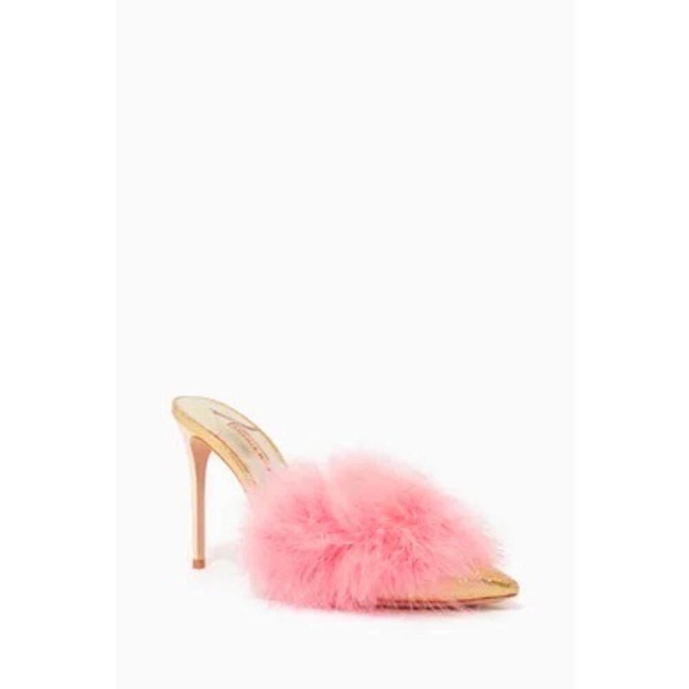 SOPHIA WEBSTER
Delicia Marabou 100mm Stilleto Mules
